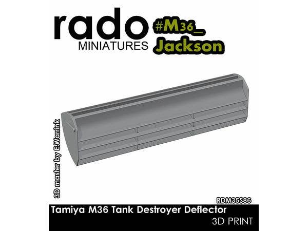 1/35 WWII アメリカ M36駆逐戦車 排気ディフレクター (タミヤ用)