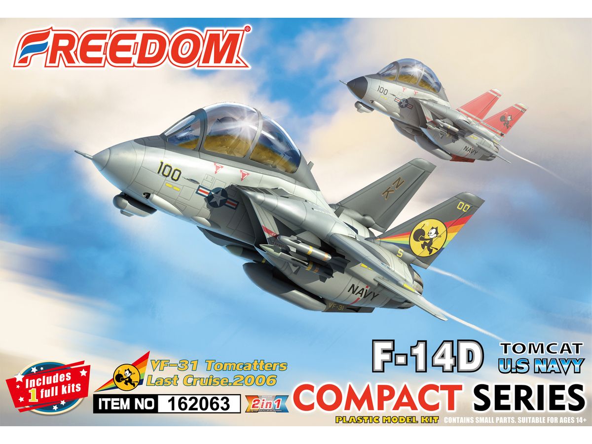 コンパクトシリーズ:F-14 トムキャット 米海軍 VF-31 トムキャッターズ ラストクルーズ 2006年