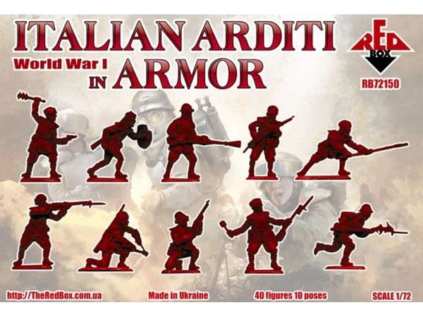 1/72 WW.I イタリア軍 アルディーティー (特殊部隊) (40体・10ポーズ)