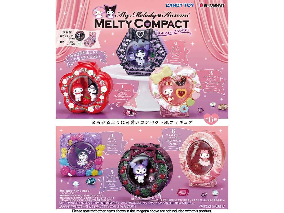 マイメロディ クロミ MELTY COMPACT 1Box 6pcs