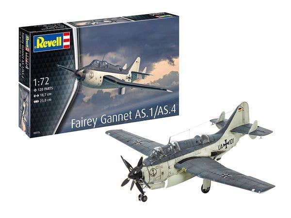 1/72 フェアリーガネット AS.1 / AS.4