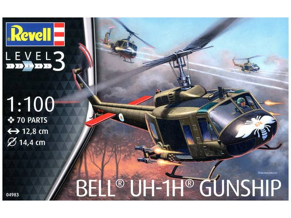 1/100 ベル UH-1H ガンシップ