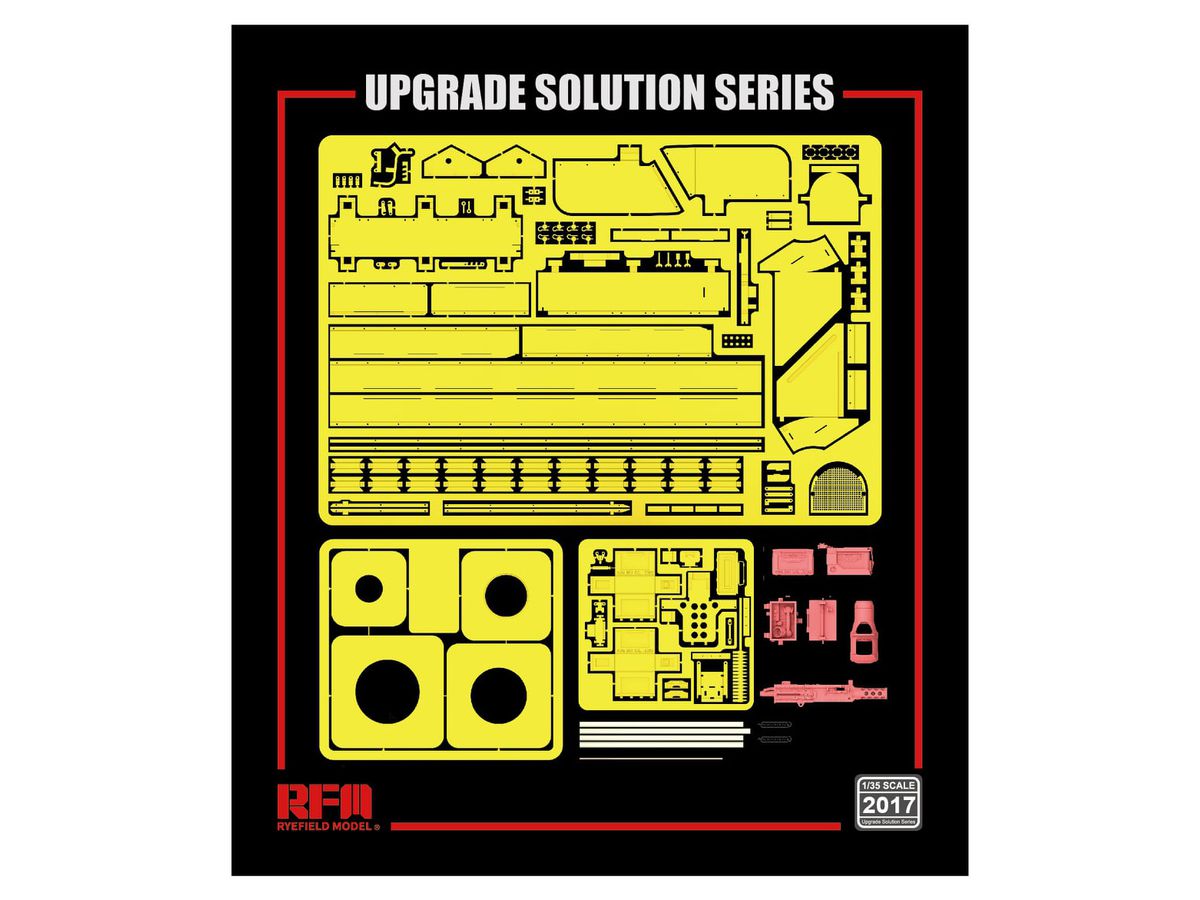 1/35 M4A3 76W HVSS シャーマン用 グレードアップパーツセット (RFM5049用)