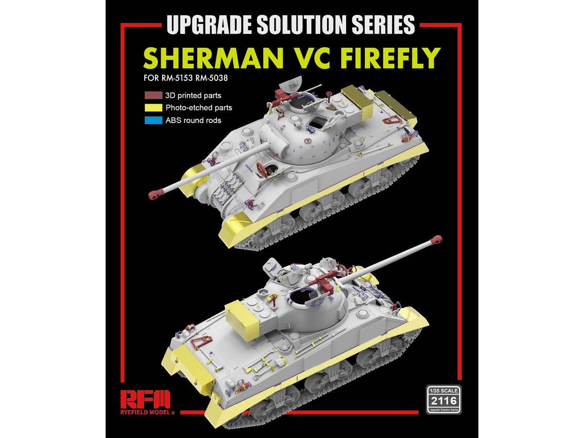 1/35 シャーマン VC ファイアフライグレードアップパーツセット (RFM5153/5038用)