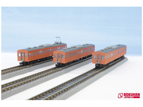 国鉄103系 オレンジ 中央線タイプ 3両増結セット