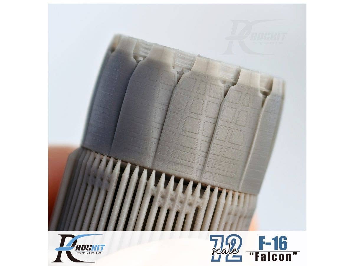 1/72 F-16 F110アフターバーナー (開状態) (タミヤ用)