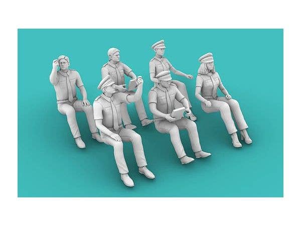 1/72 旅客機パイロット (6体入)