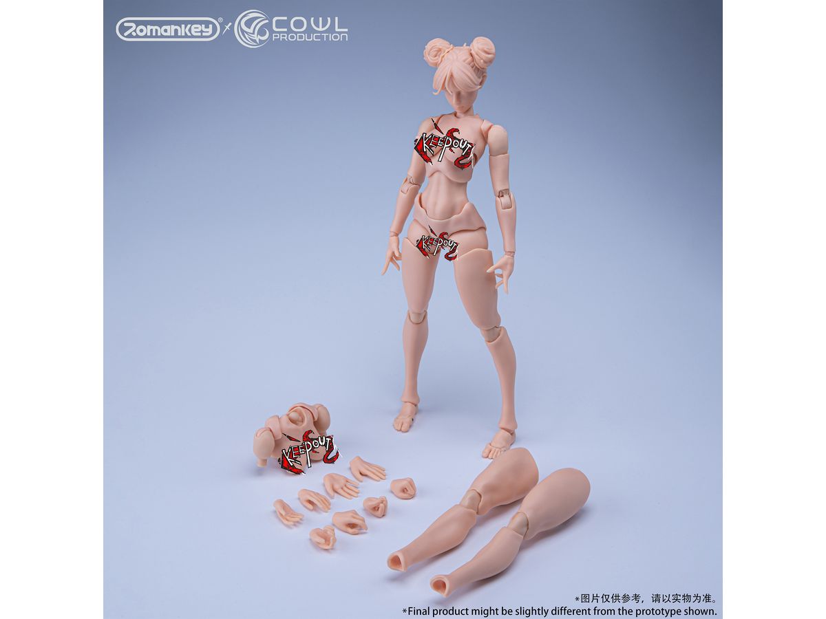 1/12 Romankey x COWL 超可動女性素体(ナチュラル) (再販)