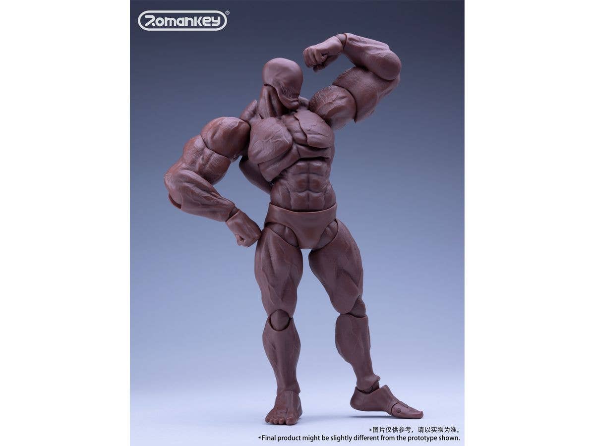 1/12 UMS003 可動フィギュア男性素体 Big Guy(ビッグガイ) 日焼け