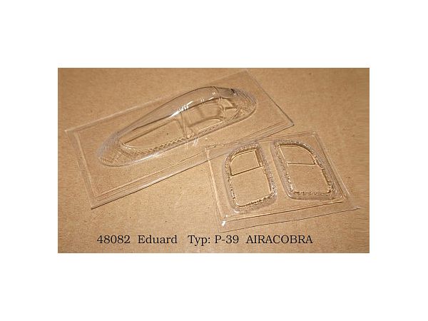 1/48 P-39 エアコブラ キャノピー & ドア (エデュアルド用)