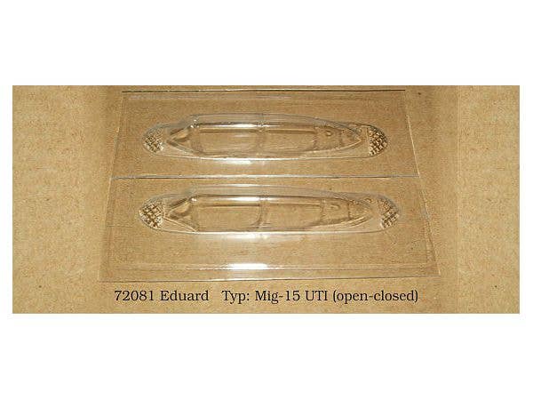 1/72 MiG-15UTI キャノピー (開･閉 x 各1) (エデュアルド用)