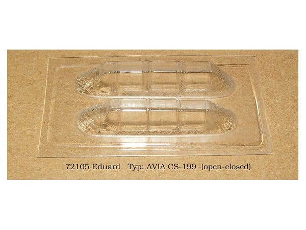 1/72 アビア CS-199 キャノピー (開･閉 x 各1) (エデュアルド用)
