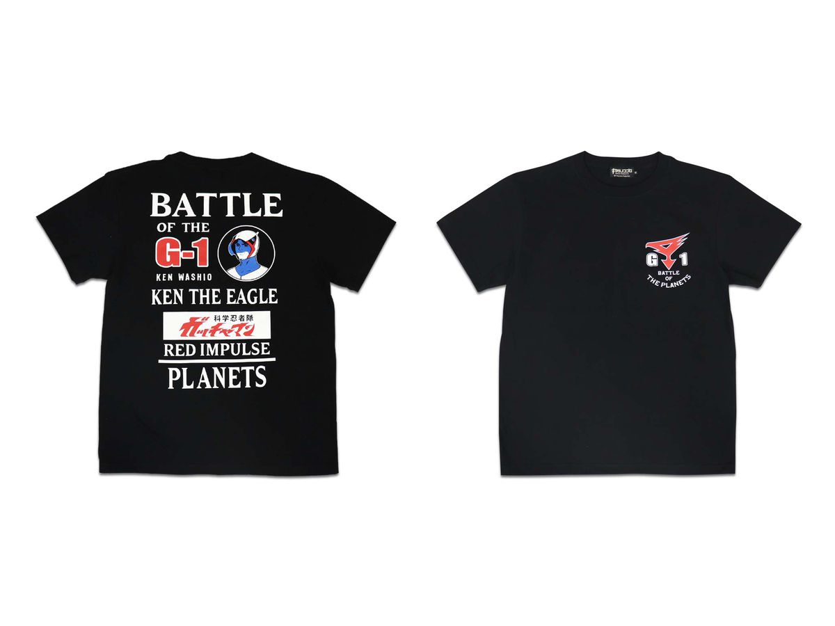 ガッチャマン G1号 Tシャツ ブラック S