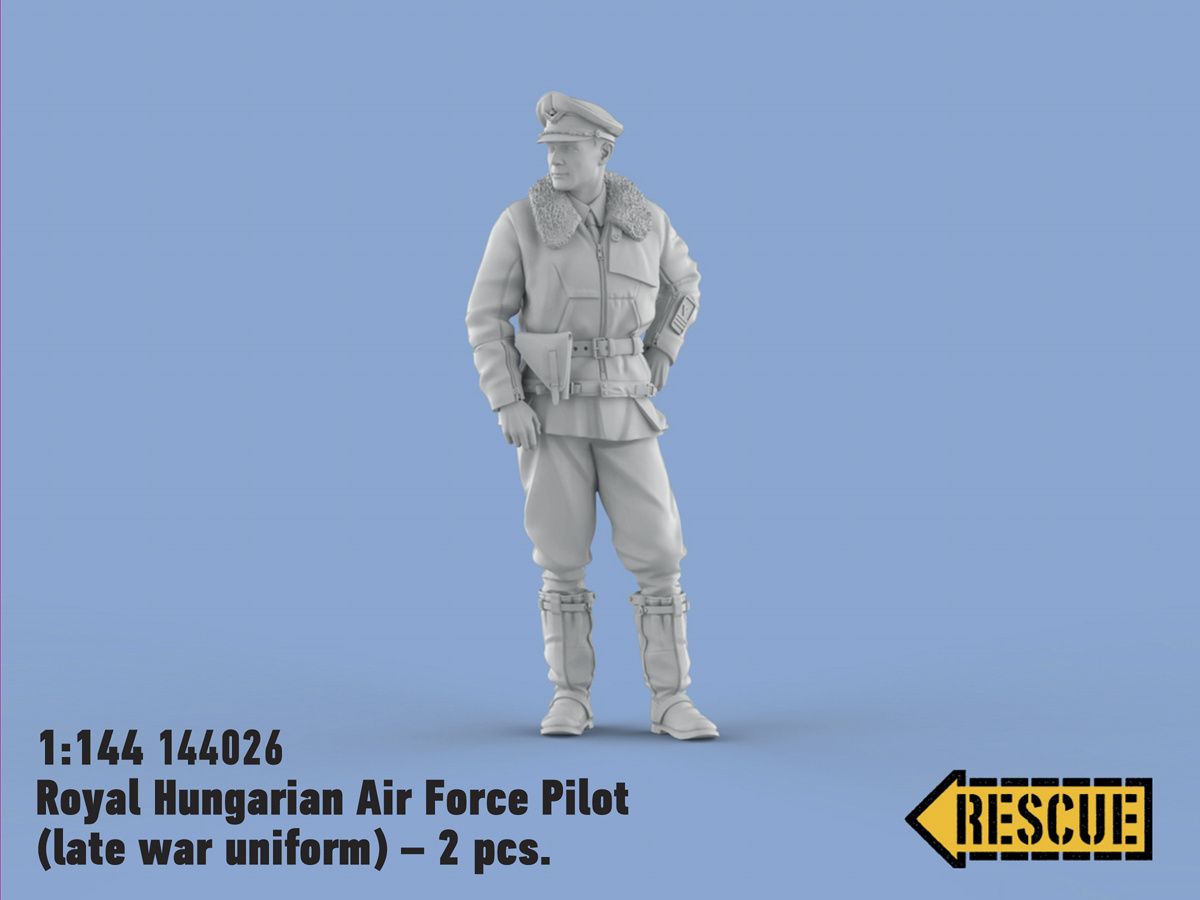 1/144 WW.II ハンガリー空軍パイロット (後期制服) (2体入)