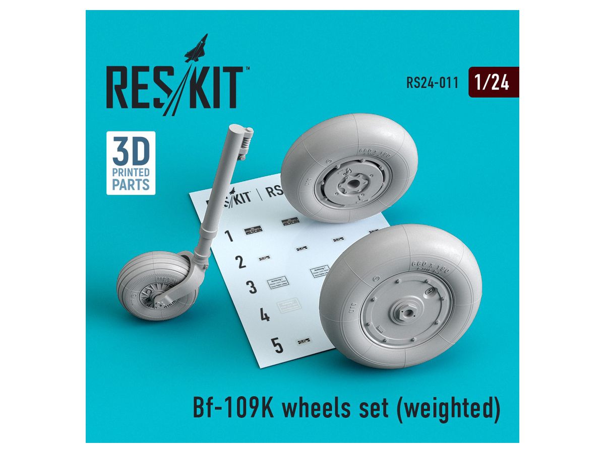 1/24 Bf109K 自重変形ホイール