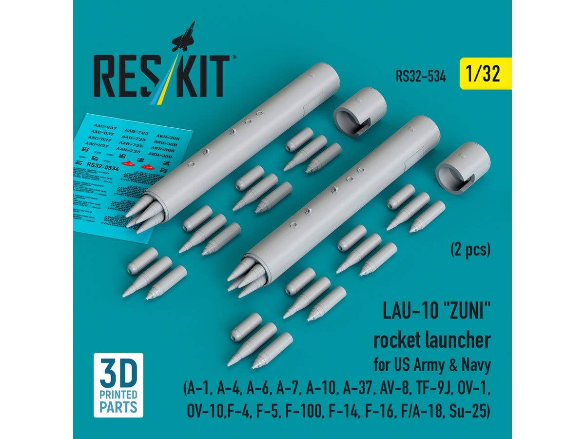 1/32 LAU-10 ズーニー 4連装ロケット弾ポッド (2個入)