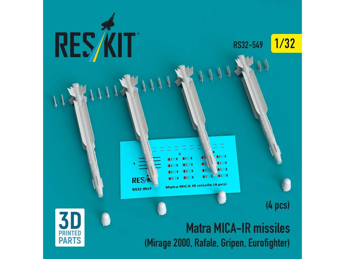 1/32 マトラ MICA-IR 赤外線誘導空対空ミサイル (4個入)
