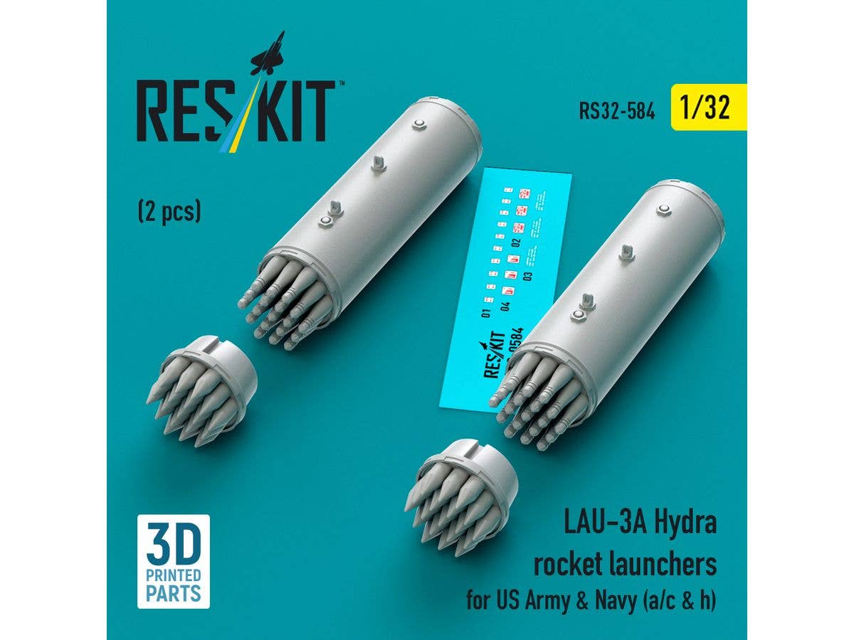1/32 LAU-3A ロケット弾ポッド (2個入)