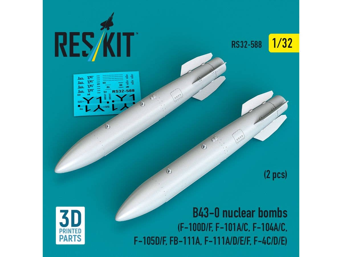1/32 B43-0 核爆弾 (2個入)