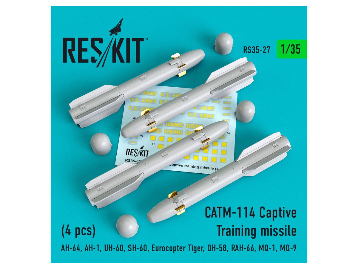 1/35 CATM-114 訓練用ヘルファイアミサイル (4個入り)