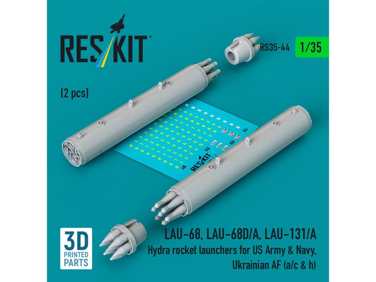 1/35 LAU-68/LAU-68D/A/LAU-131/A ロケット弾ポッド (2個入)