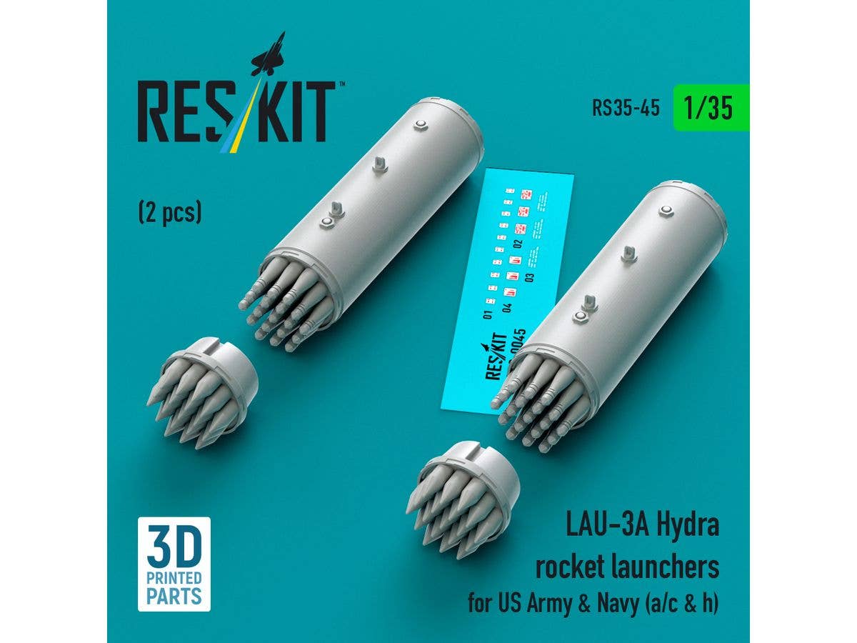 1/35 LAU-3A ロケット弾ポッド (2個入)