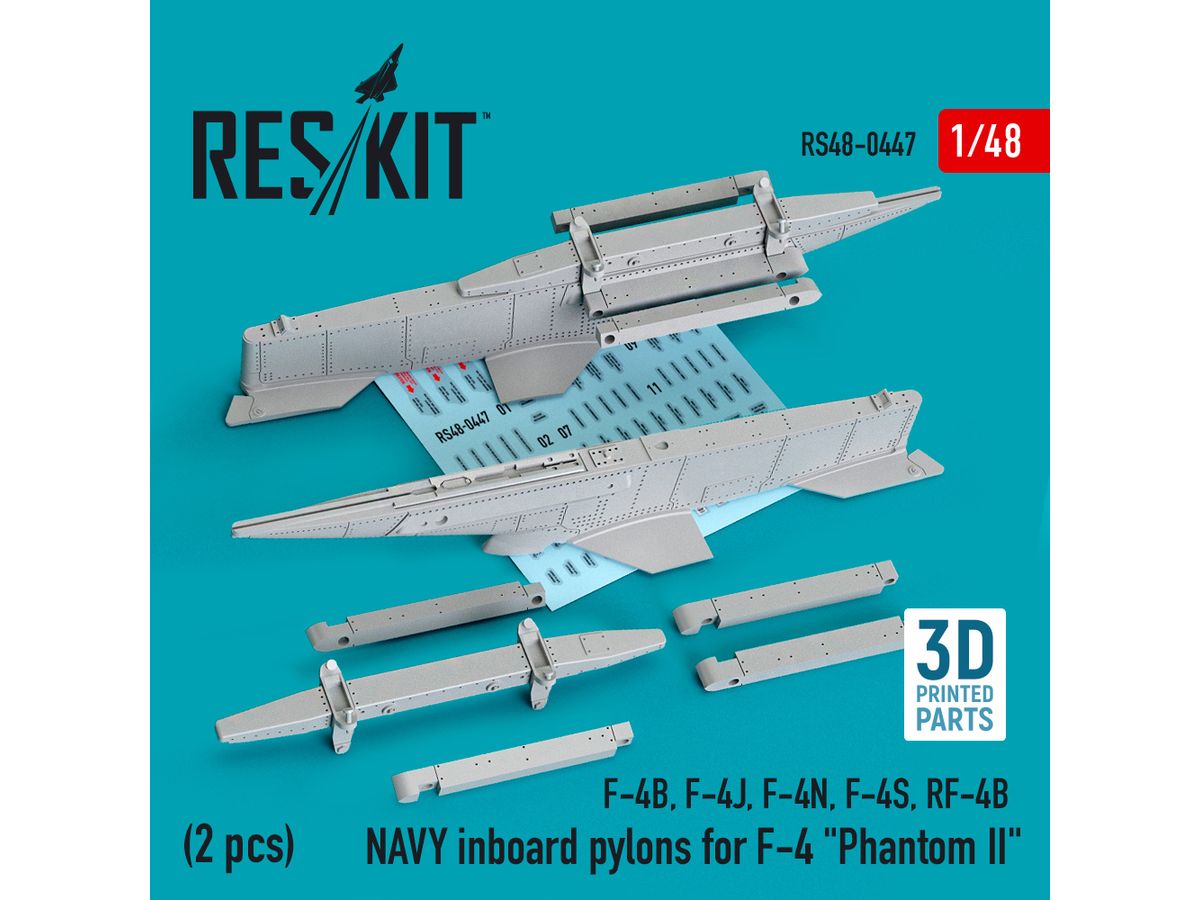 1/48 F-4 ファントムII 海軍型内側パイロンセット