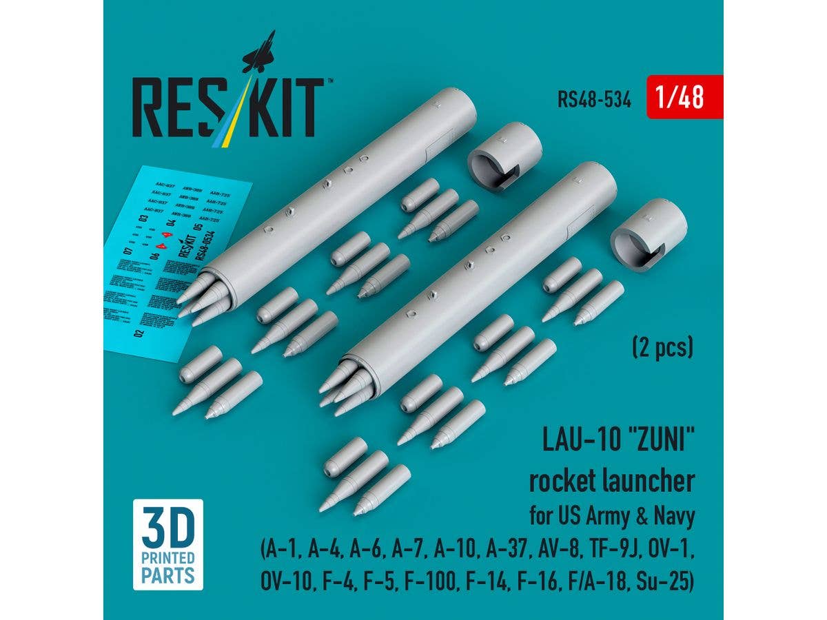 1/48 LAU-10 ズーニー 4連装ロケット弾ポッド (2個入)