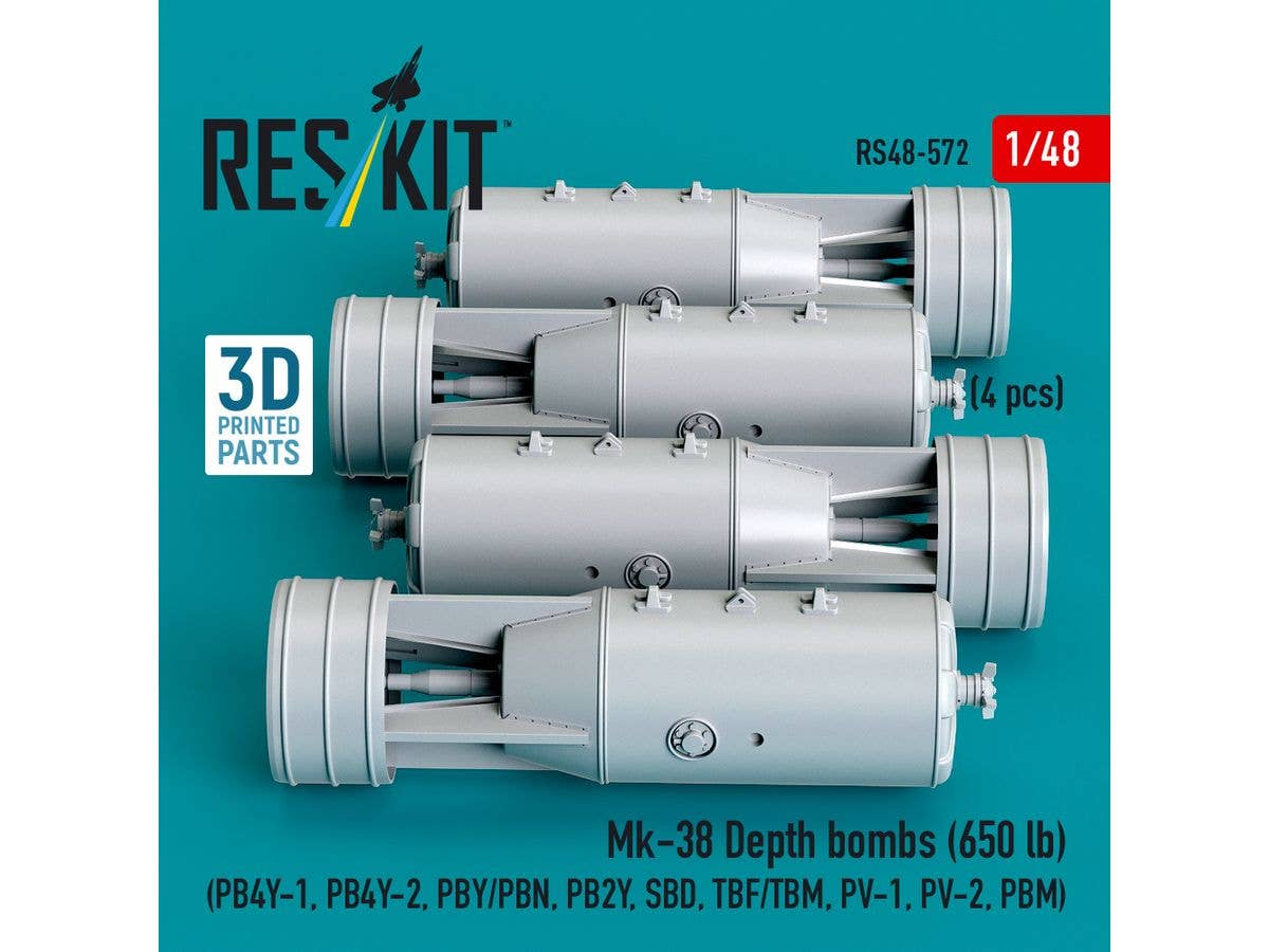 1/48 Mk.38 650ポンド航空爆雷 (4個入)