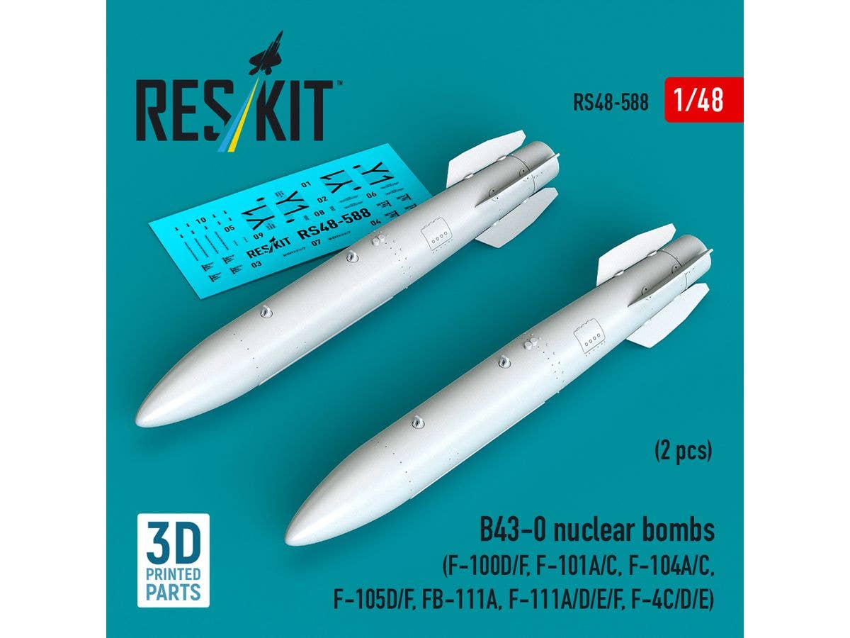 1/48 B43-0 核爆弾 (2個入)