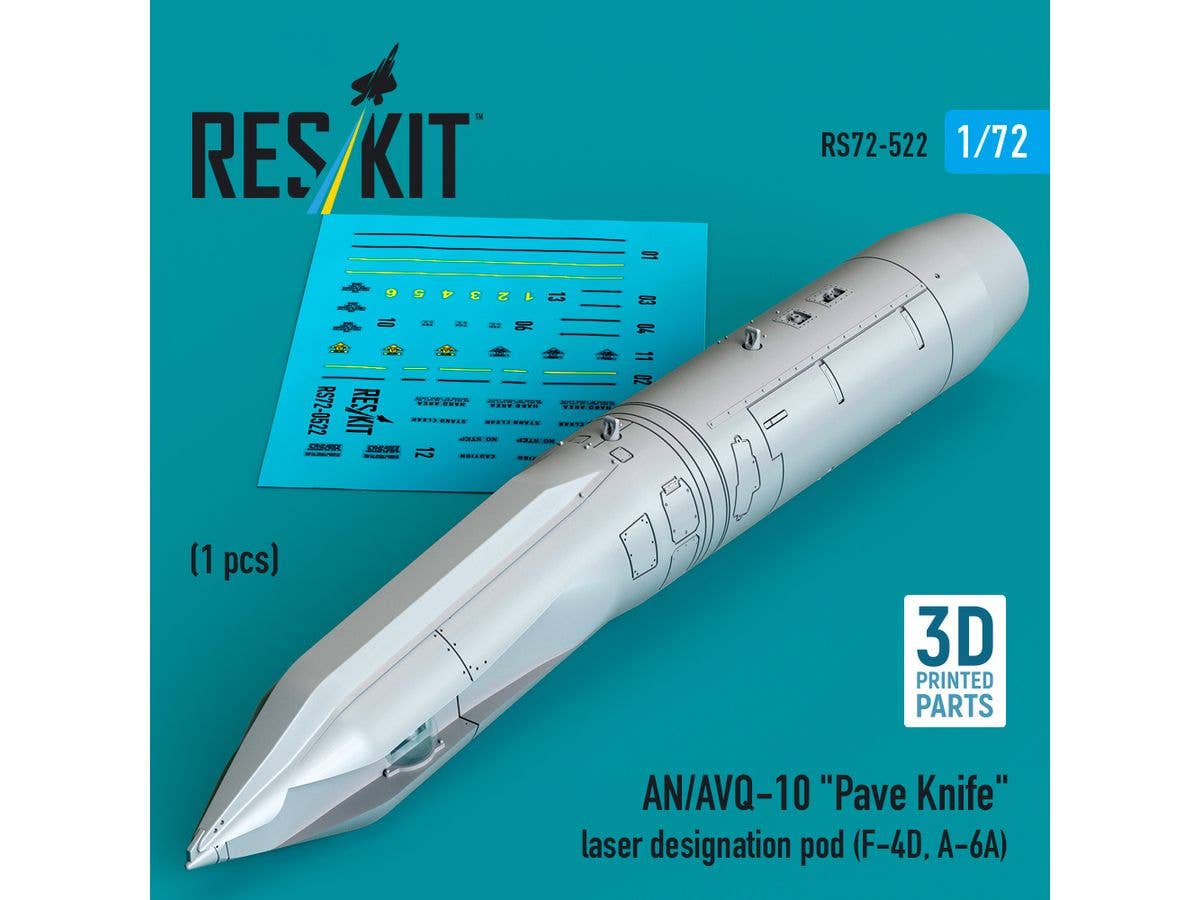 1/72 AN/AVQ-10 ペイブナイフレーザー照準器ポッド