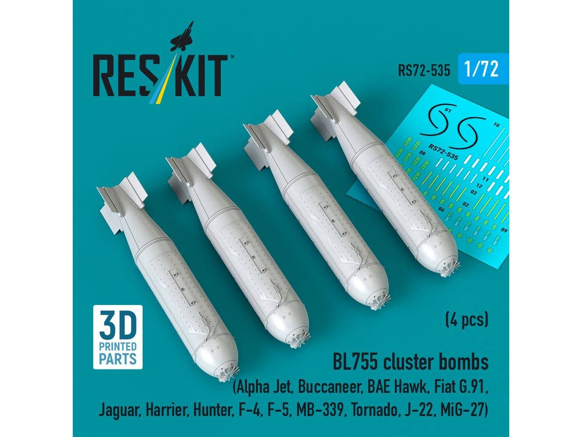 1/72 BL-755 クラスター爆弾 (4個入)
