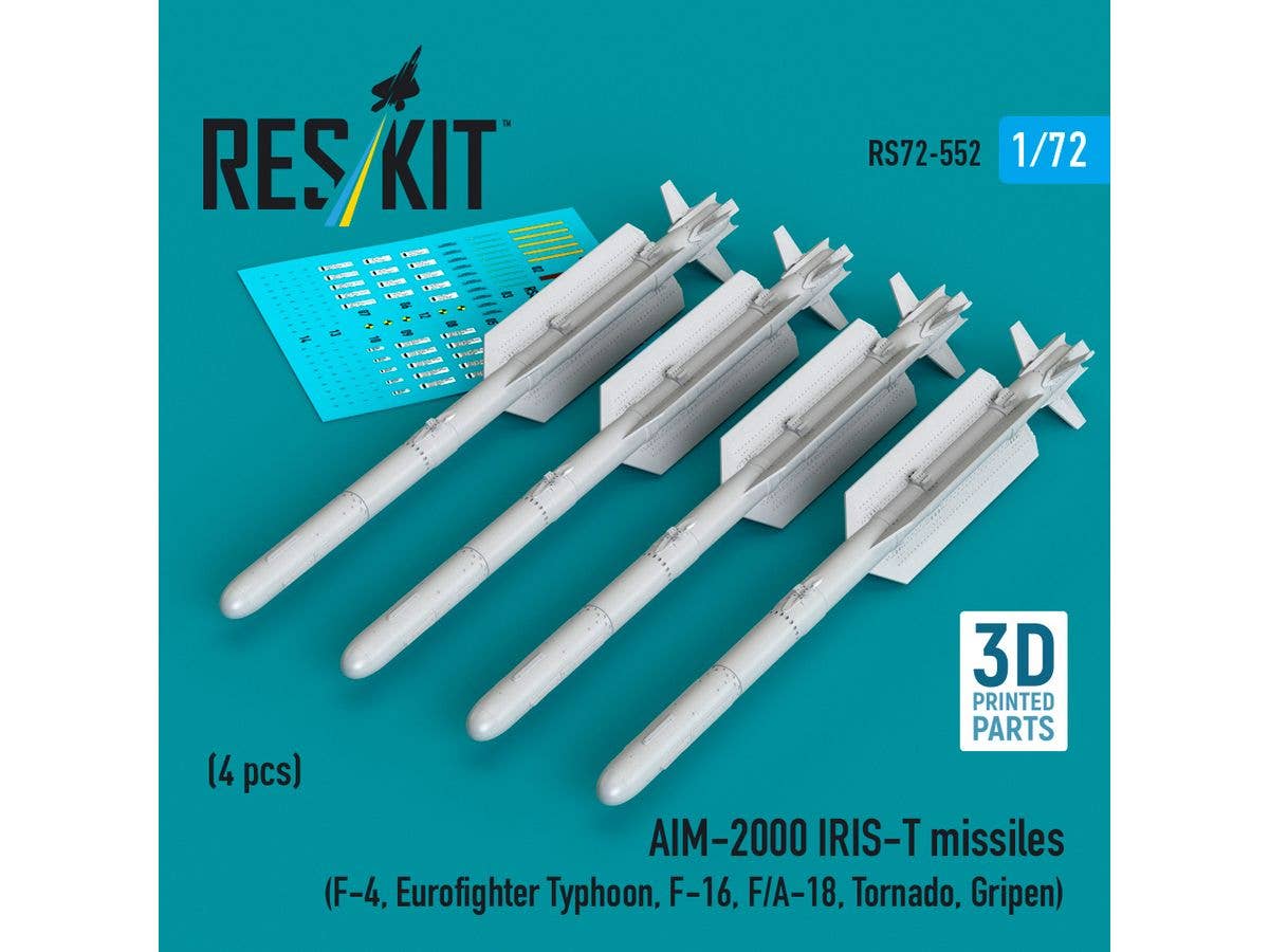 1/72 AIM-2000 IRIS-T 空対空ミサイル (4個入)