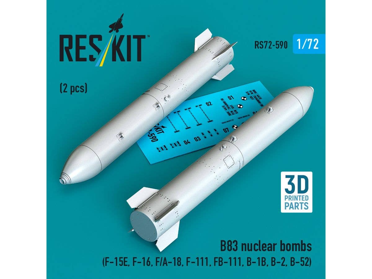1/72 B83 核爆弾 (2個入)