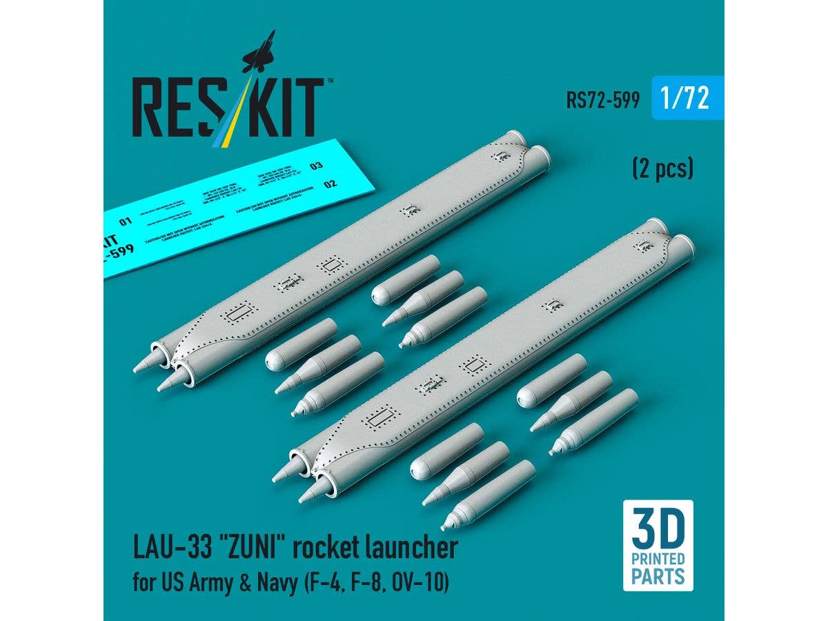 1/72 LAU-33 ズーニー 2連装ロケット弾ポッド (2個入)