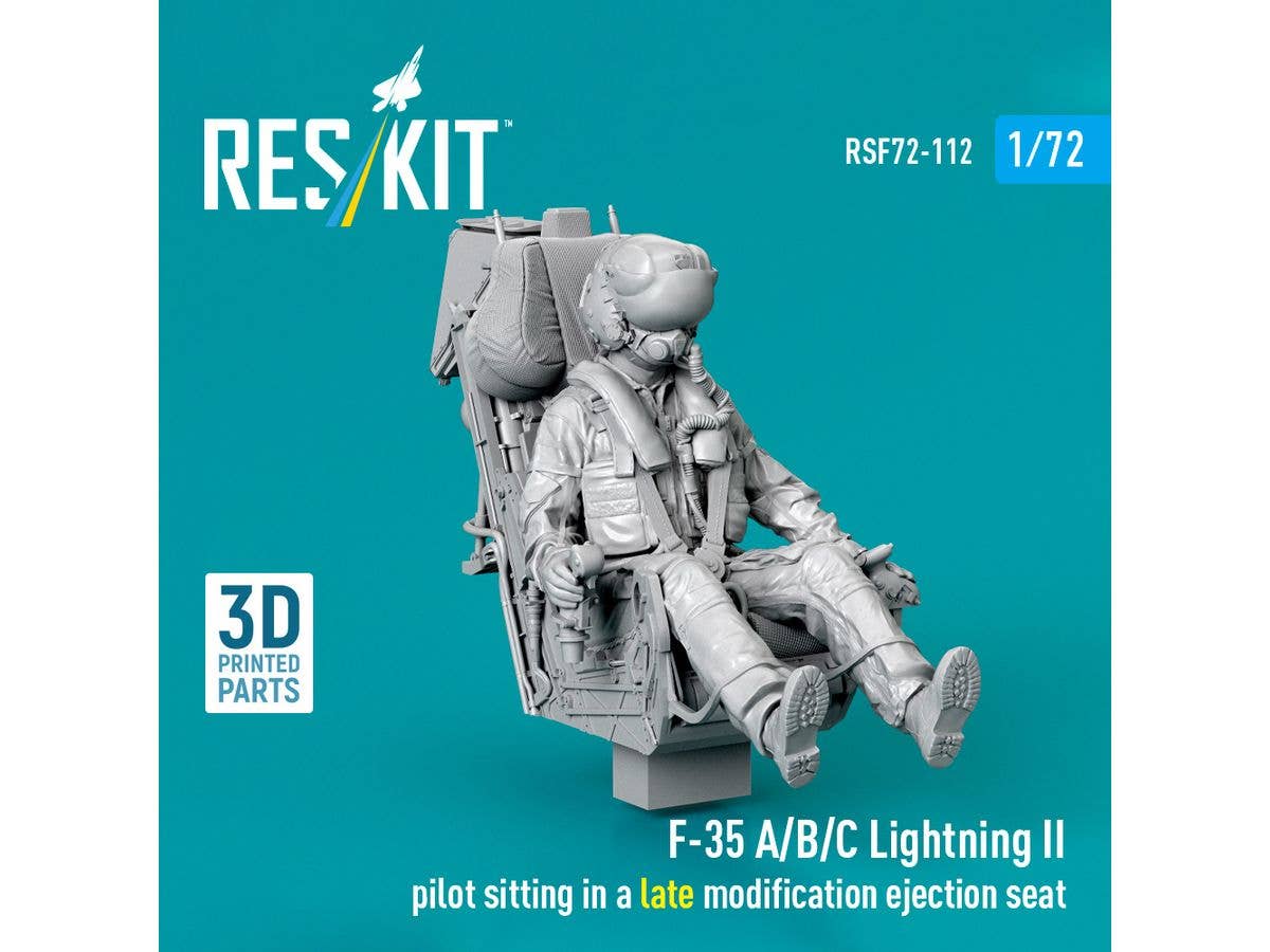 1/72 F-35A/B/Cパイロットw/後期射出座席