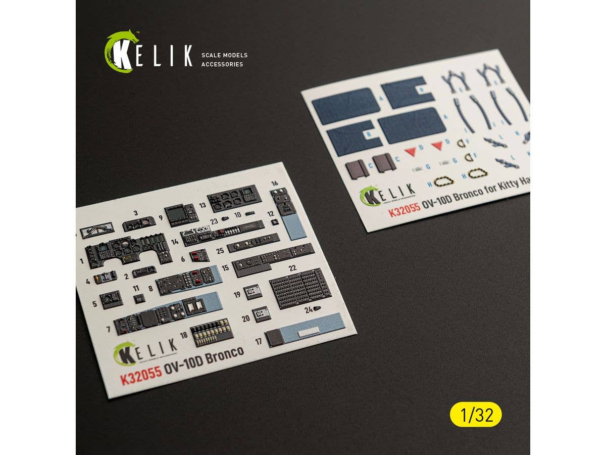 1/32 OV-10D 内装3Dデカール (キティーホーク用)