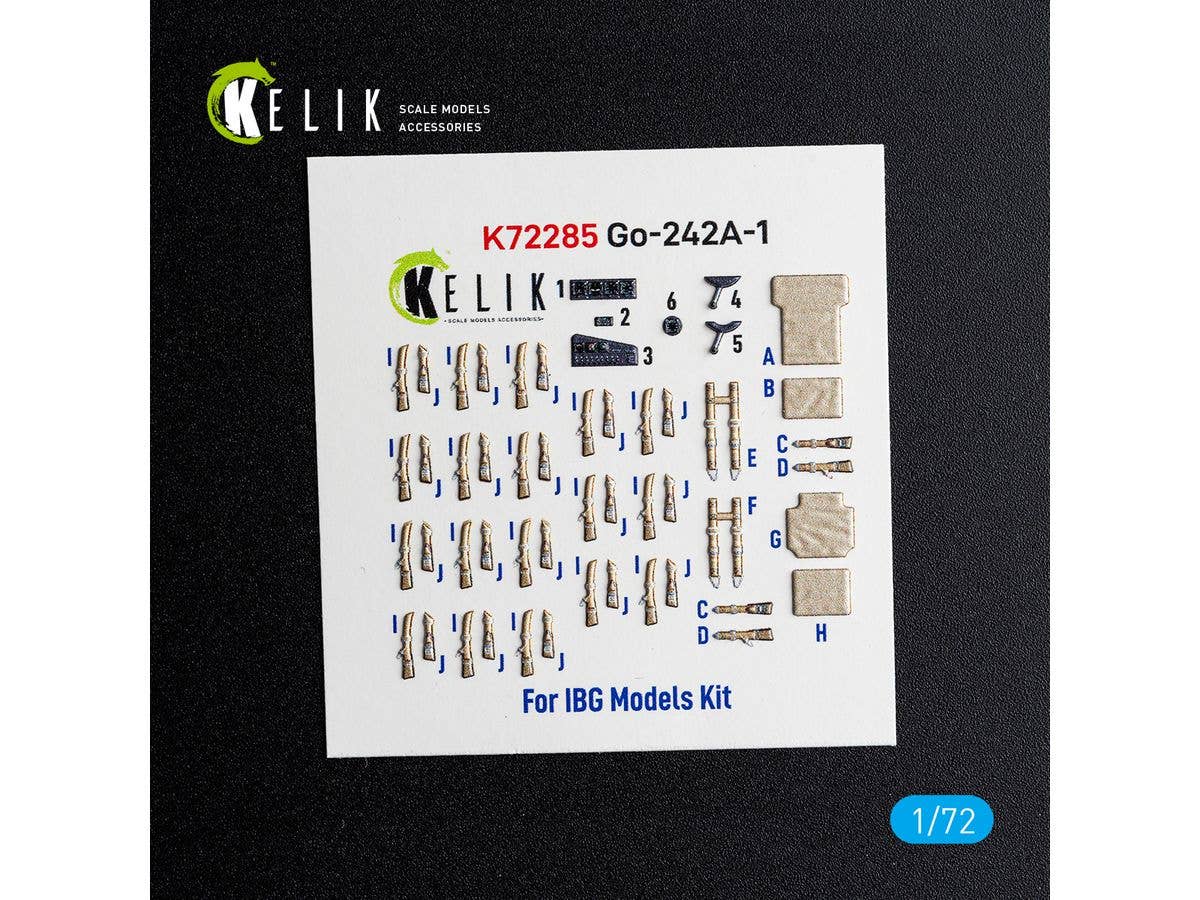 1/72 Go242A-1 内装3Dデカール (IBG用)