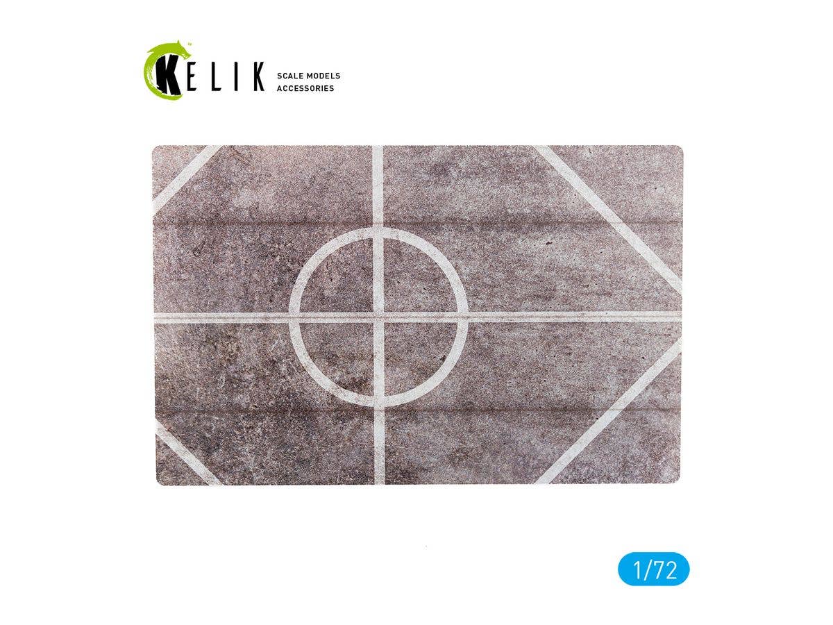 1/72 ウクライナ・ズミイヌイ島ヘリパッド ディスプレイベース (280 x 180mm)