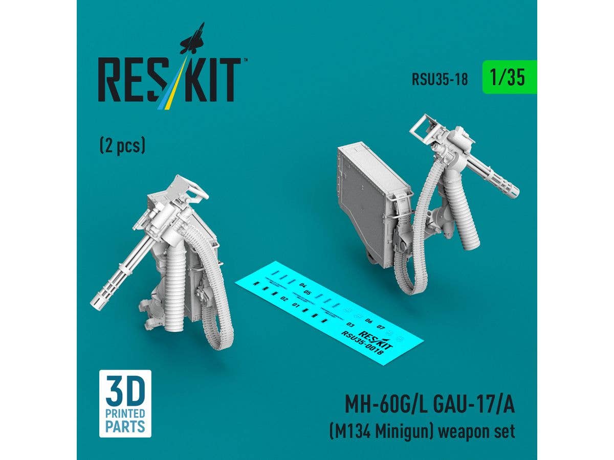 1/35 MH-60G/L GAU-17A (M134) ミニガンセット