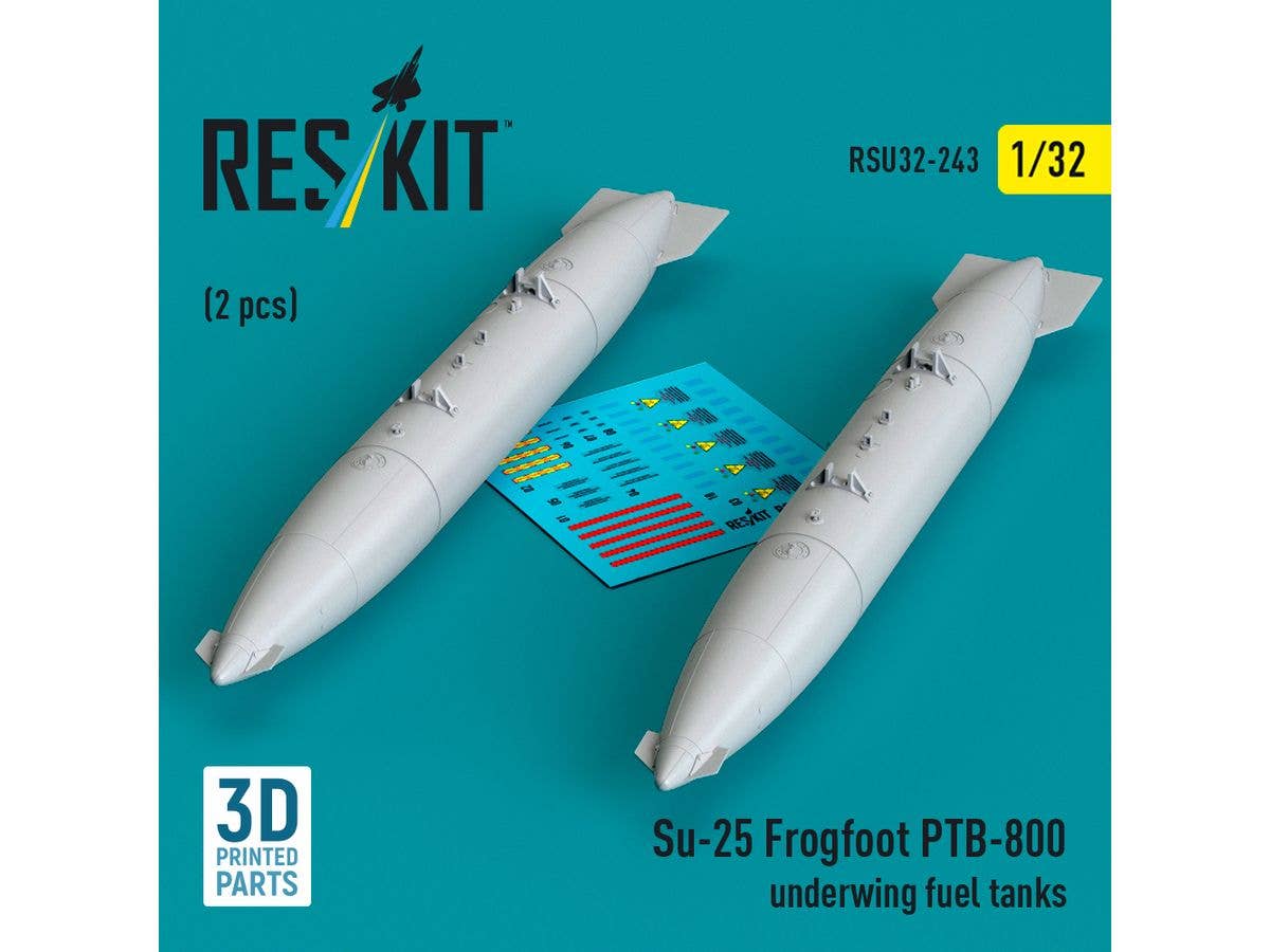 1/32 Su-25 翼体下PTB-800増槽 (2個入)