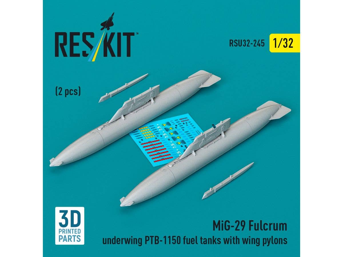 1/32 MiG-29 翼体下PTB-1150増槽 w/パイロン (2個入)