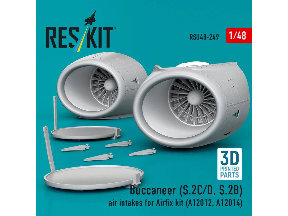 1/48 バッカニア S.2B/C/D エンジンエアインテーク (エアフィックス用)