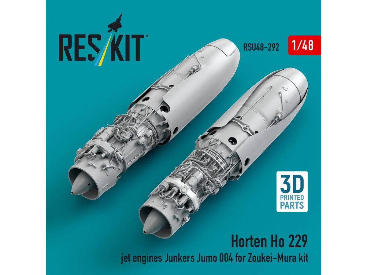 1/48 Ho229用ユモ004エンジン (2個入) (造形村用)