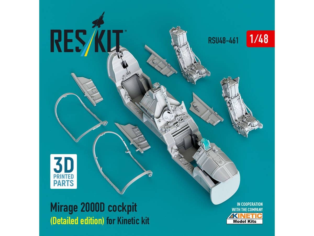 プラモデル　1/48 FB-111 (後期) コックピット w/内装3Dデカール (アカデミー用) ディティールアップパーツ [RSKU48-0238] Amazon | レスキット 1/48 EF-111 コックピット・内装3Dデカール
