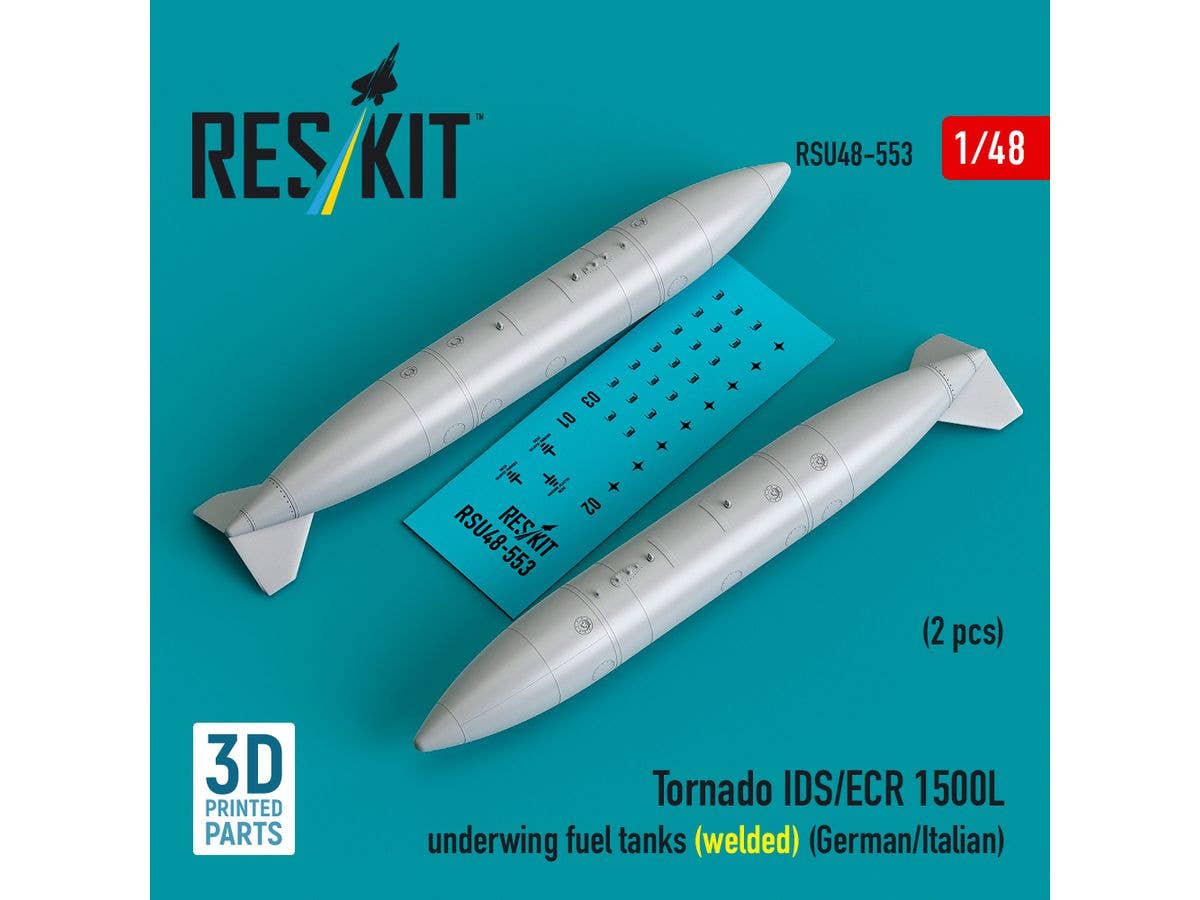 1/48 パナビア トーネード IDS/ECR 1500L 増槽 (溶接、ドイツ・イタリア用) (2個入)