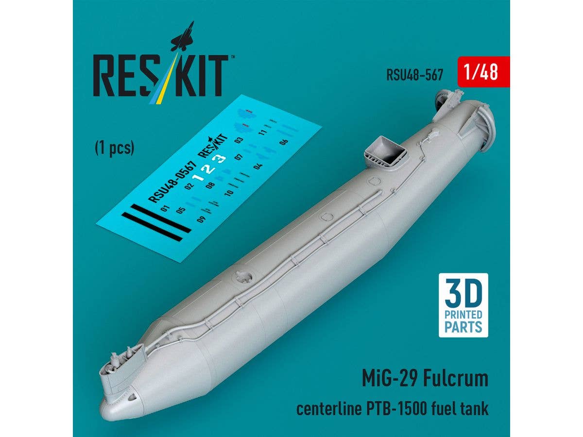 1/48 MiG-29 胴体下PTB-1500増槽
