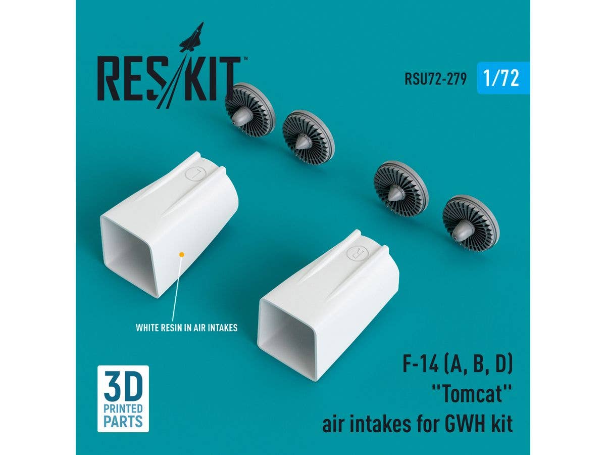 1/72 F-14A / B / D エアインテーク (グレートウォール用)