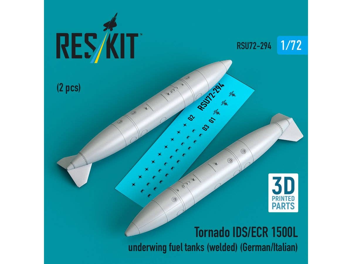 1/72 パナビア トーネード IDS/ECR 1500L 増槽 (溶接、ドイツ・イタリア用) (2個入)
