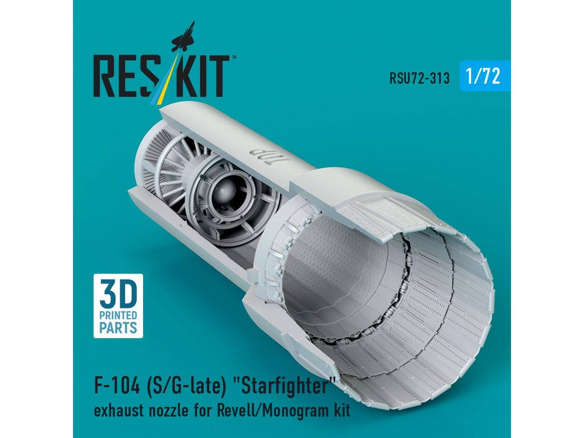 1/72 F-104(S/G後期) アフターバーナー (レベル用)